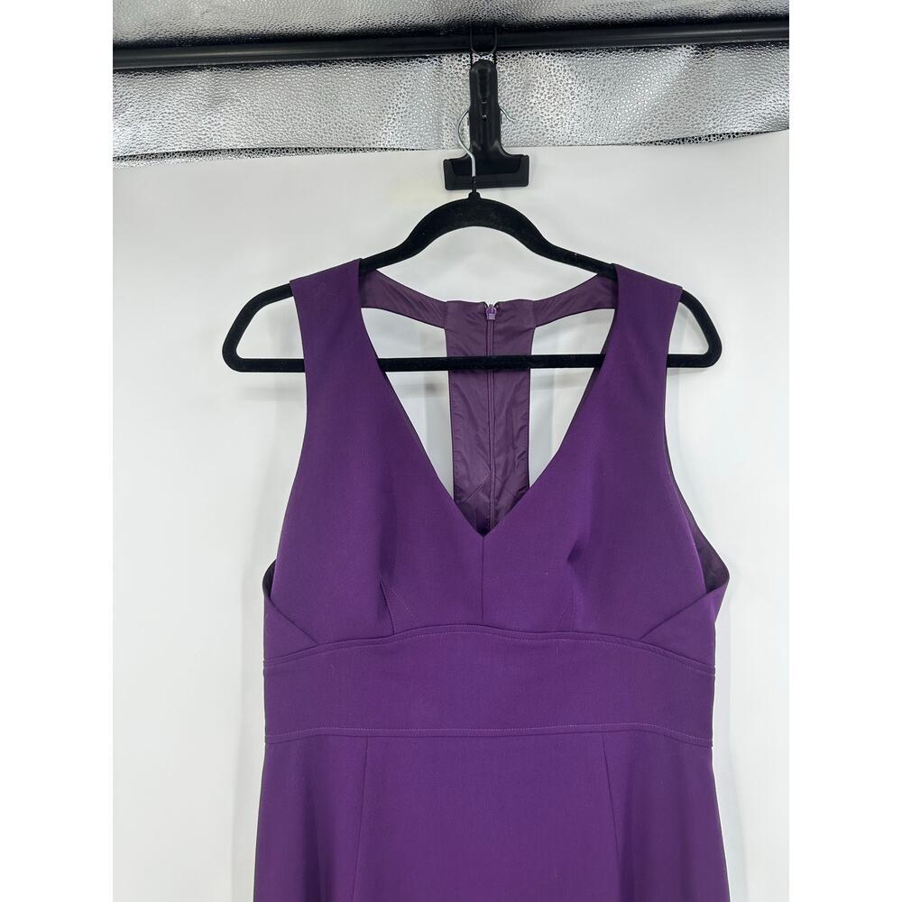 Black Halo Womens Dress Size 12 Purple Cocktail Evening Going Out - Picture 4 of 16